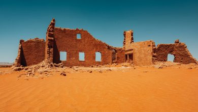brown brick wall under blue sky during daytime